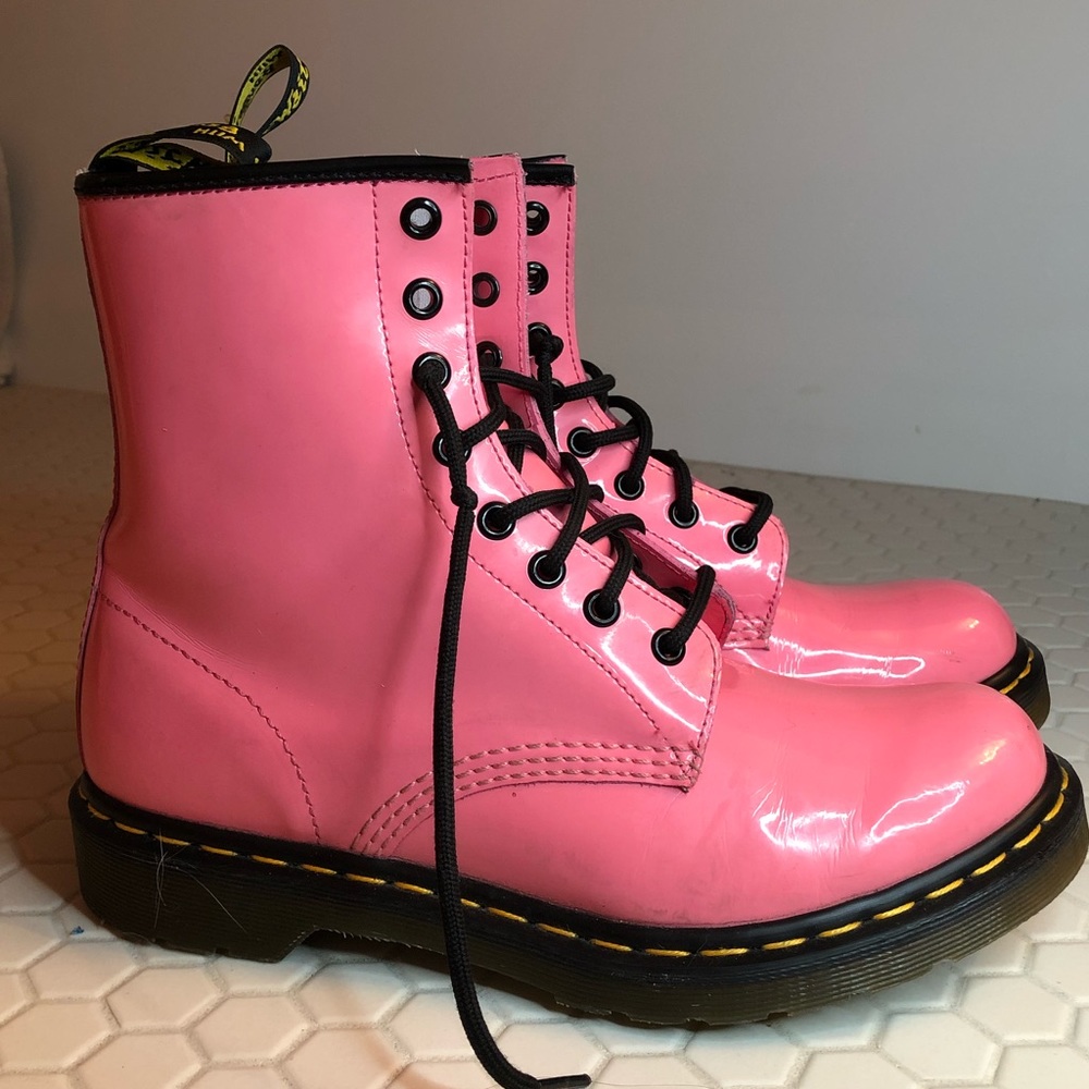 Pink Dr Marten Boots